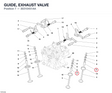 GUIDE, EXHAUST VALVE
