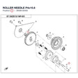 ROLLER NEEDLE P4x15.8 product image
