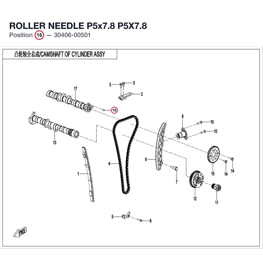 ROLLER NEEDLE P5x7.8 product image