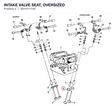 INTAKE VALVE SEAT, OVERSIZED