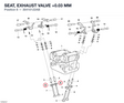SEAT, EXHAUST VALVE +0.03 MM