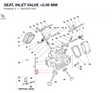 SEAT, INLET VALVE +0.06 MM