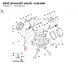 SEAT, EXHAUST VALVE +0.06 MM