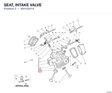 SEAT, INTAKE VALVE