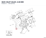 SEAT, INLET VALVE +0.06 MM