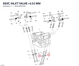 SEAT, INLET VALVE +0.03 MM