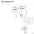 SEAT, EXHAUST VALVE