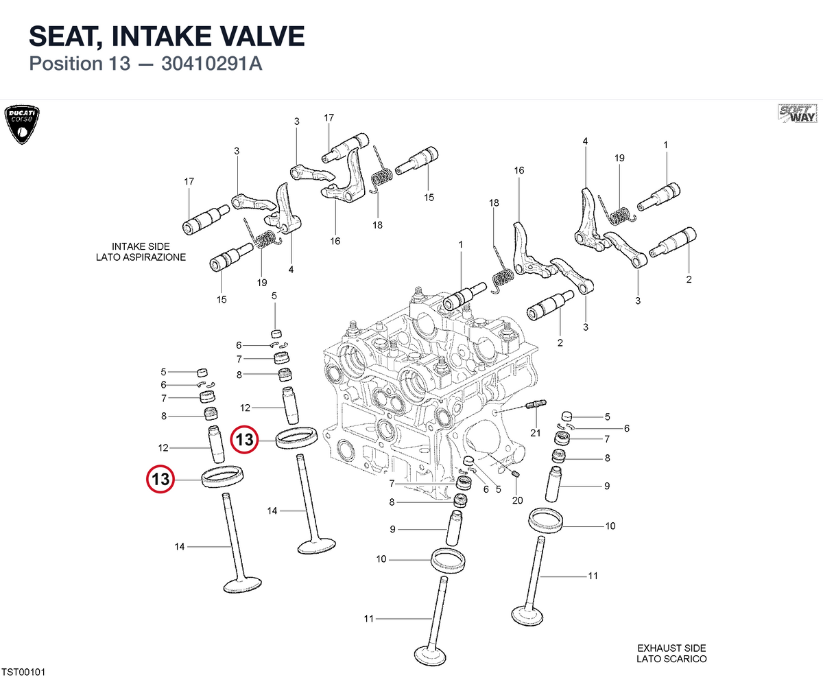 SEAT, INTAKE VALVE