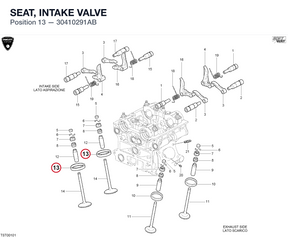 SEAT, INTAKE VALVE