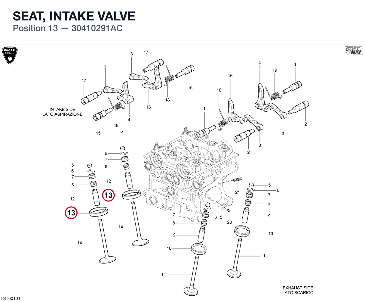 SEAT, INTAKE VALVE
