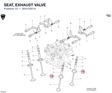 SEAT, EXHAUST VALVE