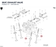 SEAT, EXHAUST VALVE