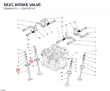SEAT, INTAKE VALVE