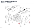 SEAT, EXHAUST VALVE +0.03