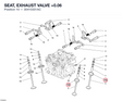 SEAT, EXHAUST VALVE +0.06
