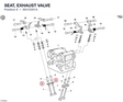 SEAT, EXHAUST VALVE