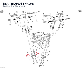 SEAT, EXHAUST VALVE