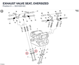 EXHAUST VALVE SEAT, OVERSIZED