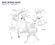 SEAT, INTAKE VALVE