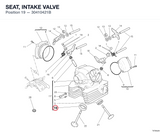 SEAT, INTAKE VALVE