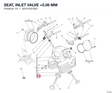SEAT, INLET VALVE +0.06 MM