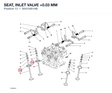 SEAT, INLET VALVE +0.03 MM