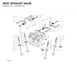 SEAT, EXHAUST VALVE