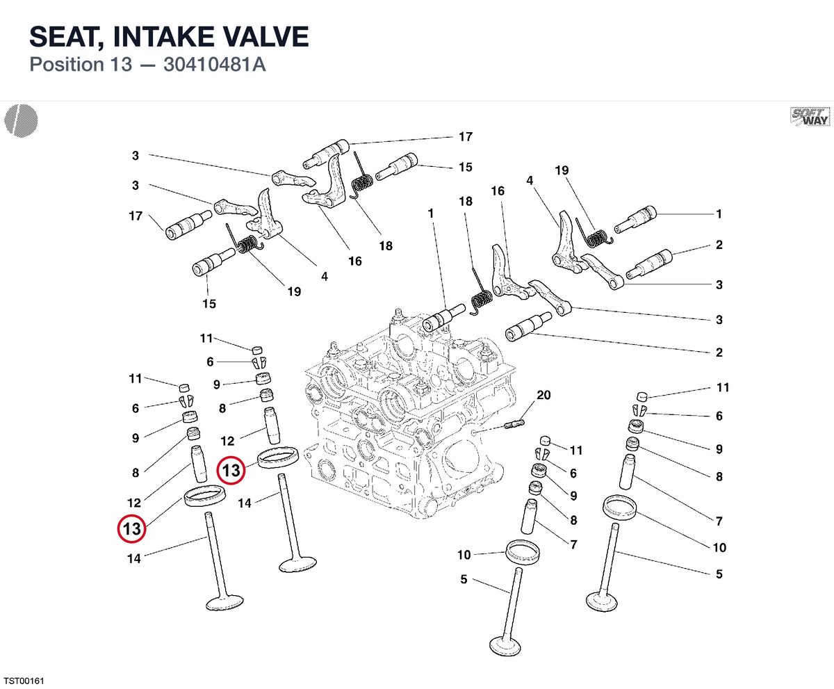SEAT, INTAKE VALVE