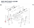 SEAT, INLET VALVE +0.03 MM