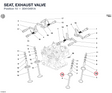 SEAT, EXHAUST VALVE