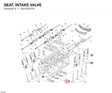 SEAT, INTAKE VALVE