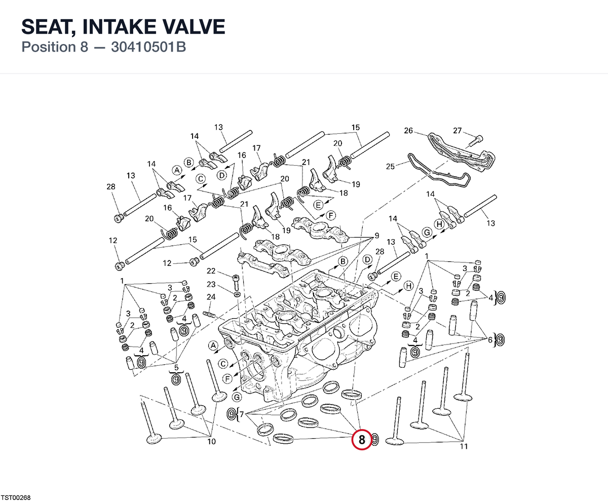 SEAT, INTAKE VALVE