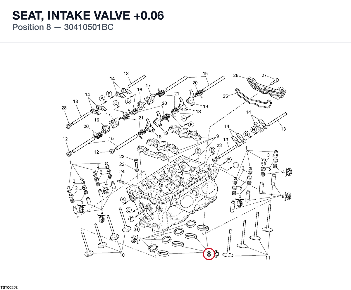 SEAT, INTAKE VALVE +0.06
