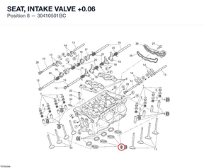 SEAT, INTAKE VALVE +0.06