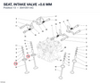SEAT, INTAKE VALVE +0.6 MM