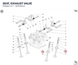 SEAT, EXHAUST VALVE