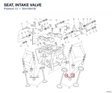 SEAT, INTAKE VALVE