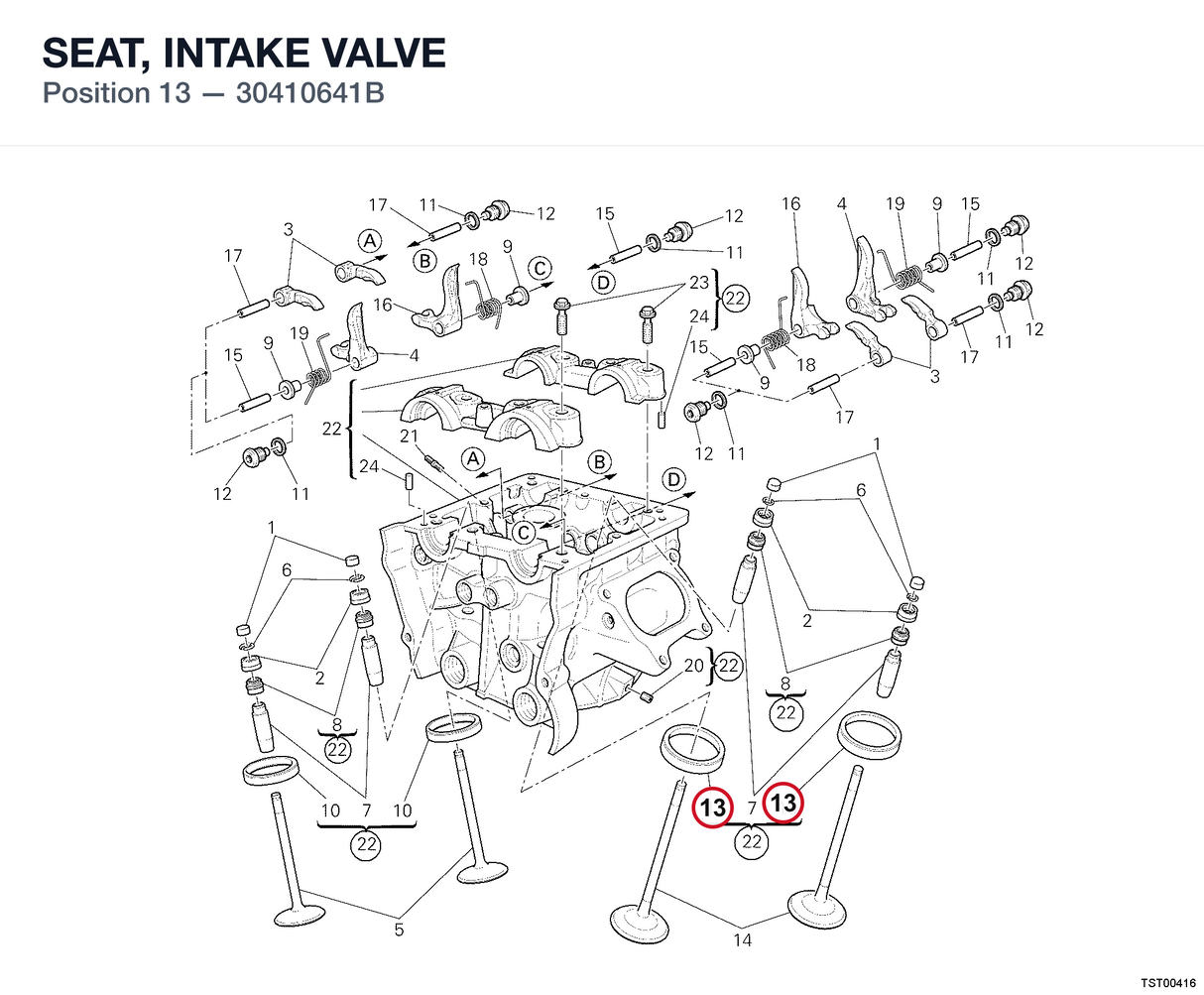 SEAT, INTAKE VALVE