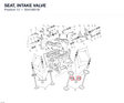 SEAT, INTAKE VALVE