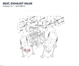 SEAT, EXHAUST VALVE