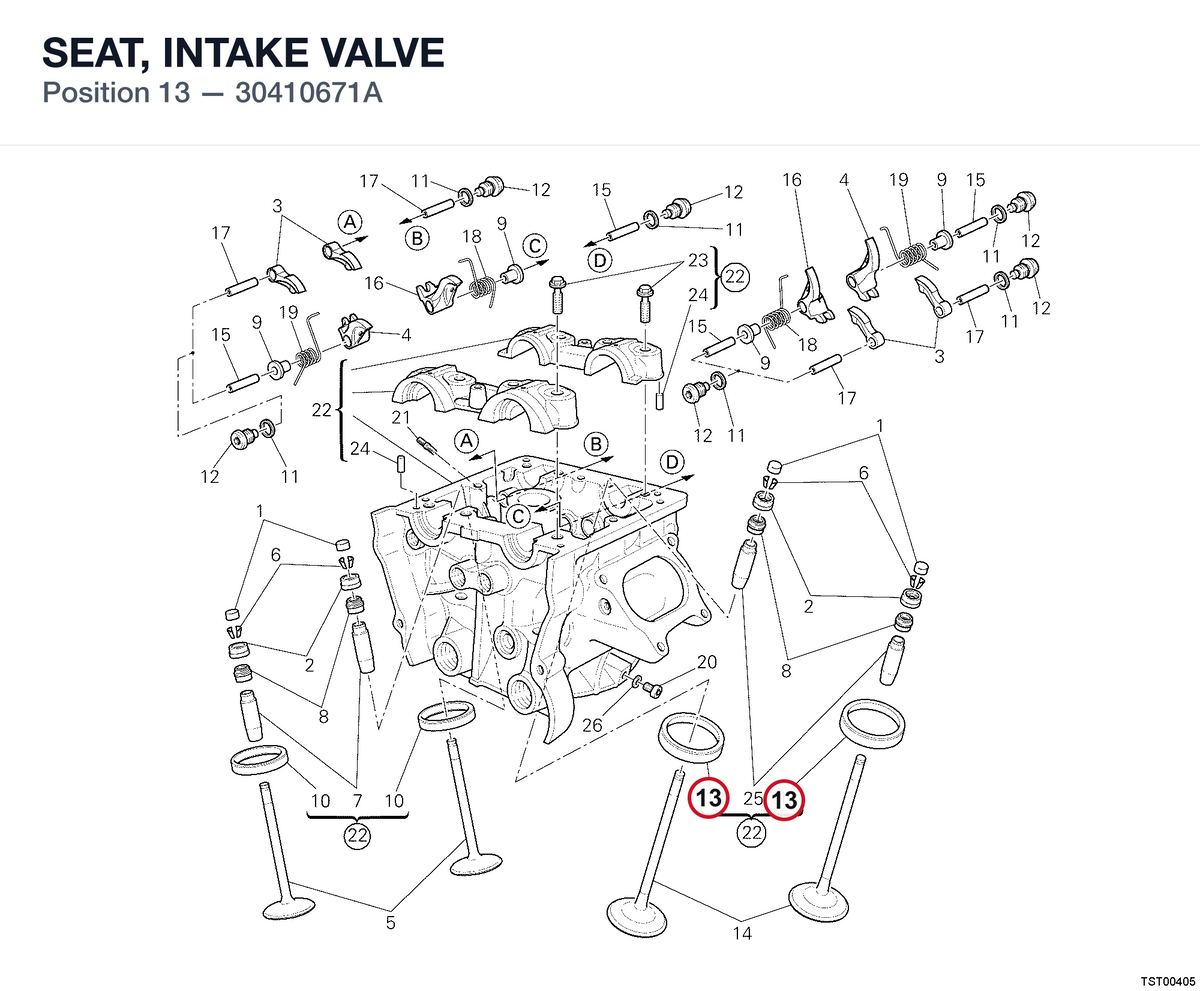 SEAT, INTAKE VALVE