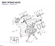 SEAT, INTAKE VALVE