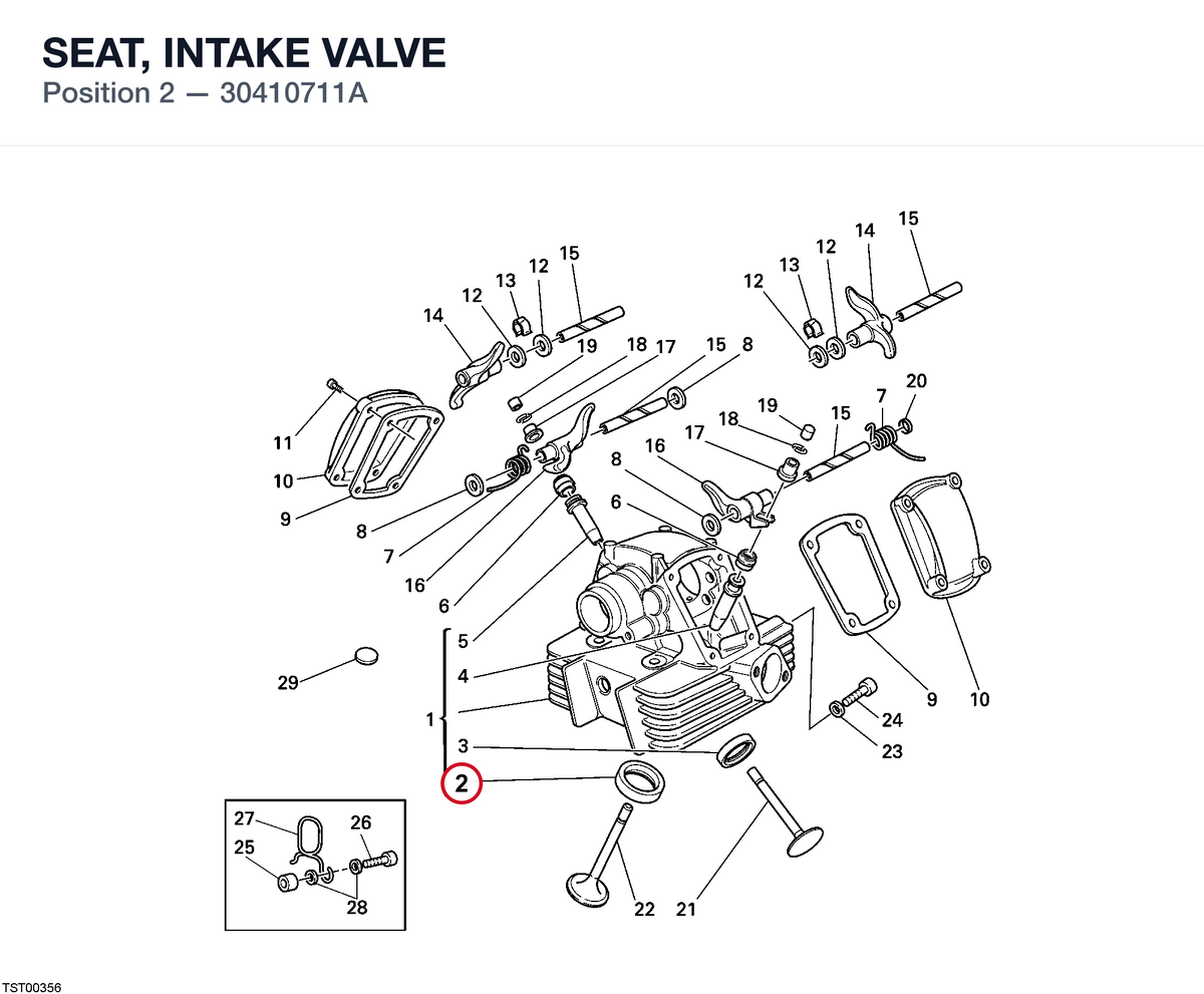 SEAT, INTAKE VALVE