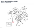 SEAT, INLET VALVE +0.03 MM