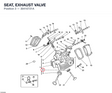 SEAT, EXHAUST VALVE