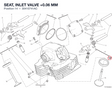 SEAT, INLET VALVE +0.06 MM