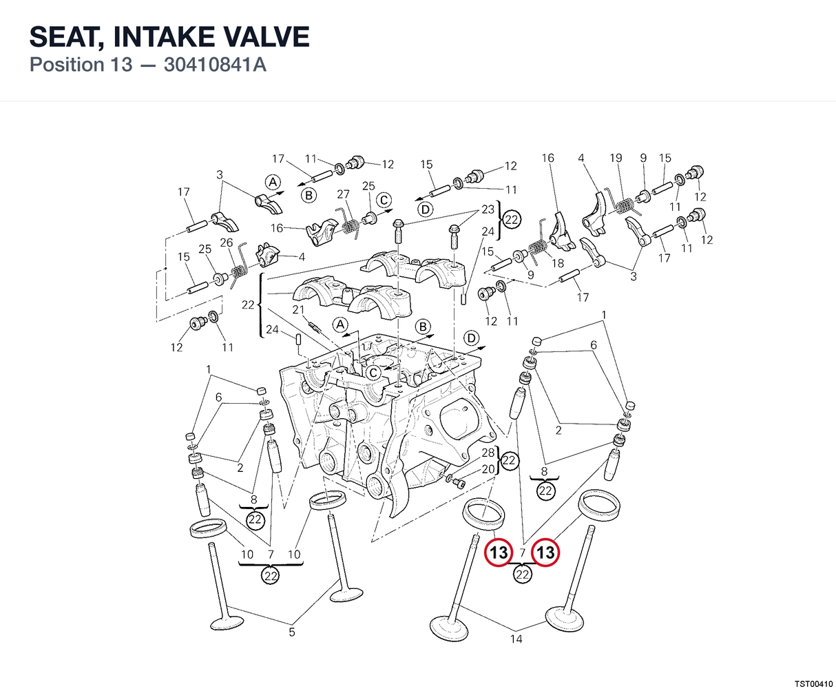SEAT, INTAKE VALVE