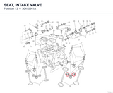 SEAT, INTAKE VALVE