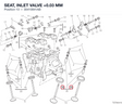 SEAT, INLET VALVE +0.03 MM