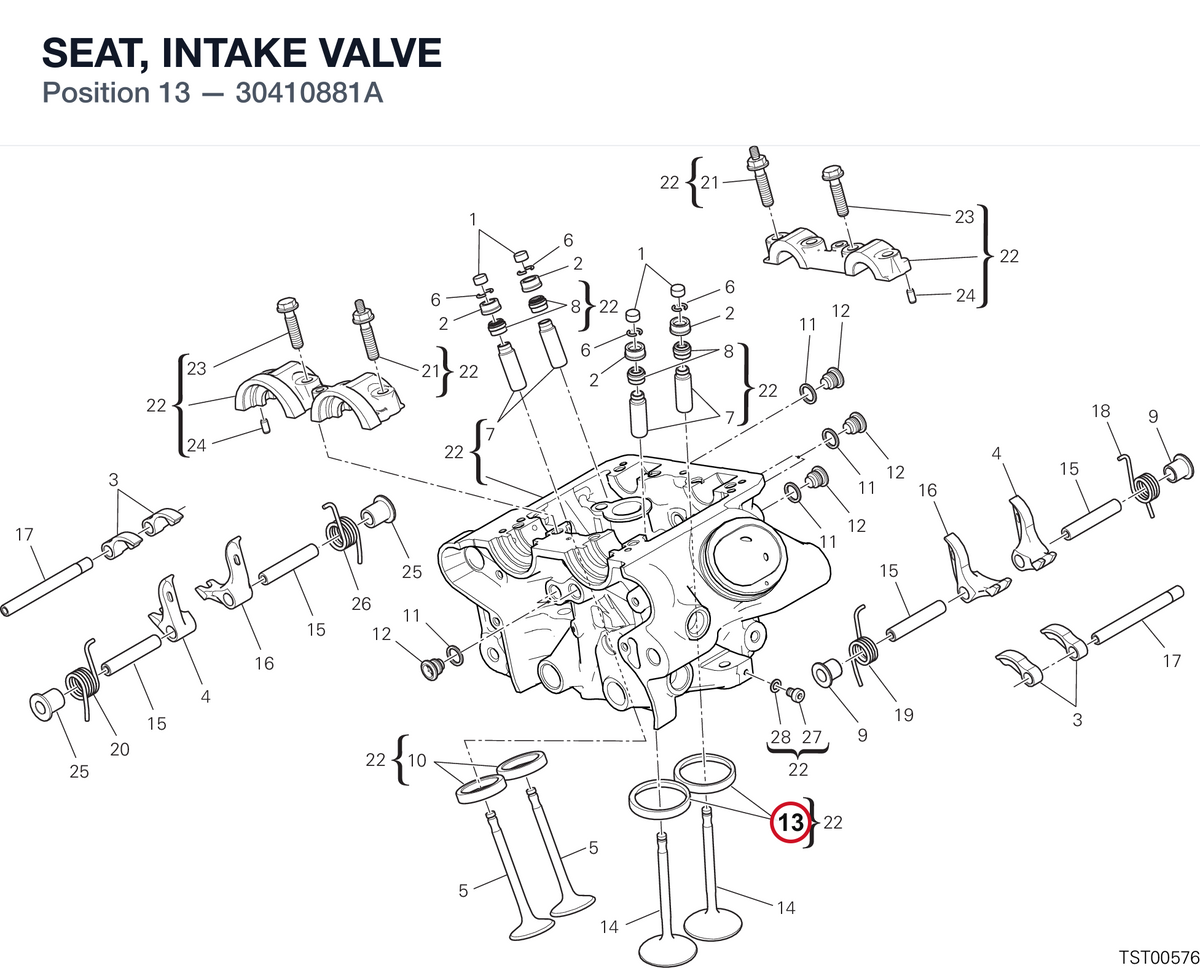 SEAT, INTAKE VALVE
